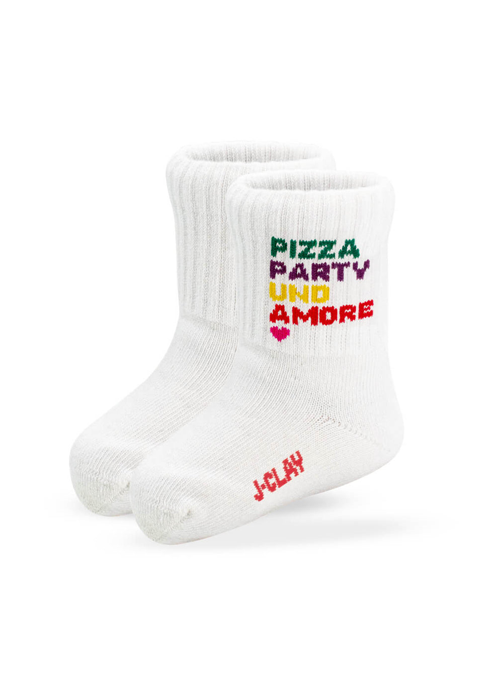 J-Clay Kids Socken Pizza Party und amore 