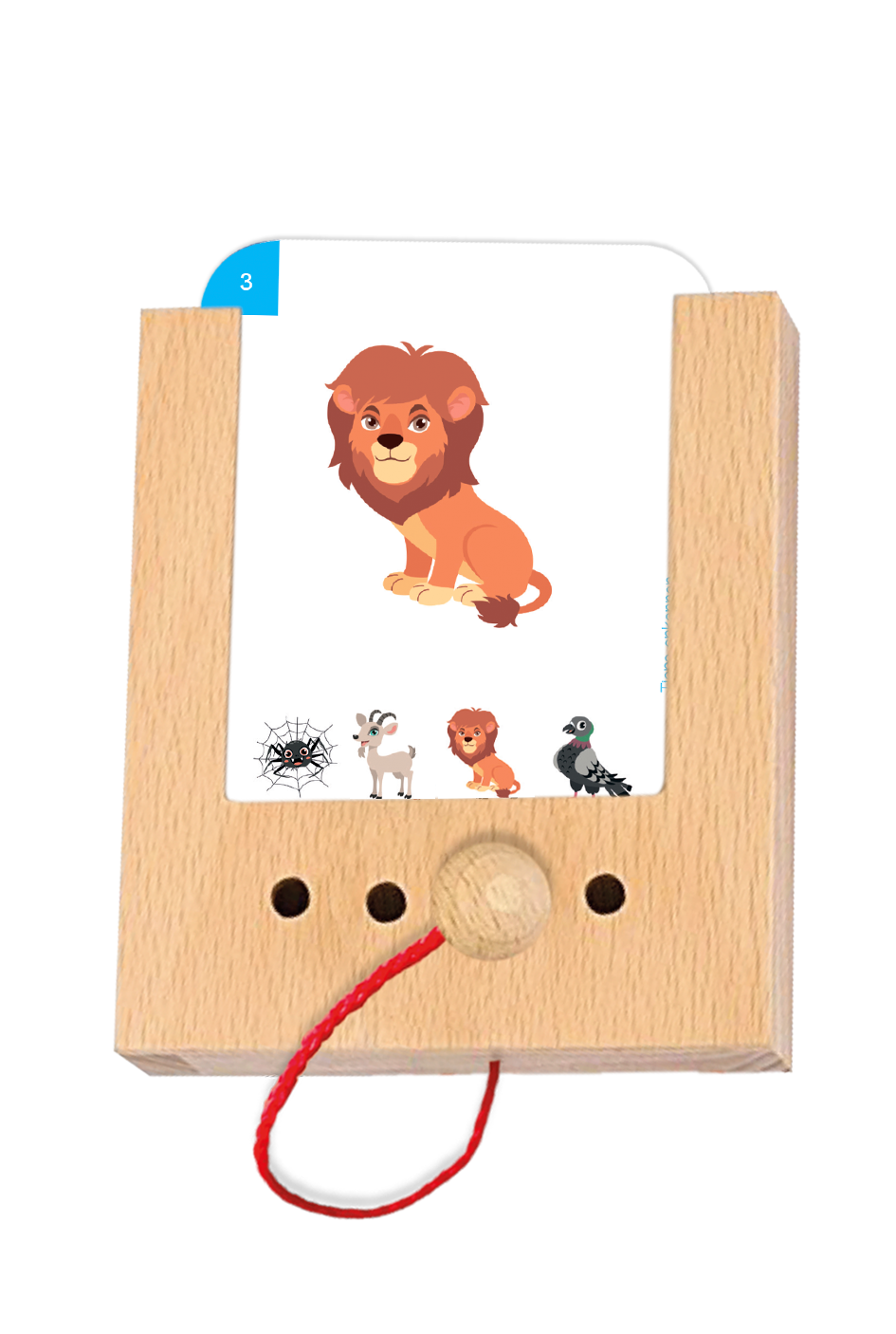 Kartensatz Tiere erkennen 2+