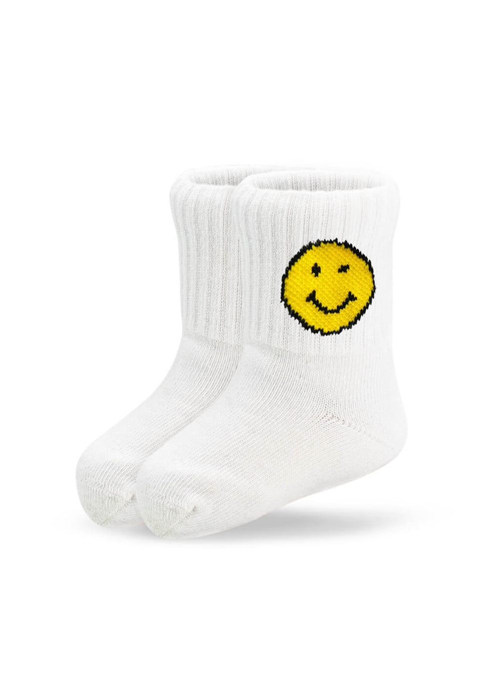 J-Clay Kids Socken Smiley gelb 