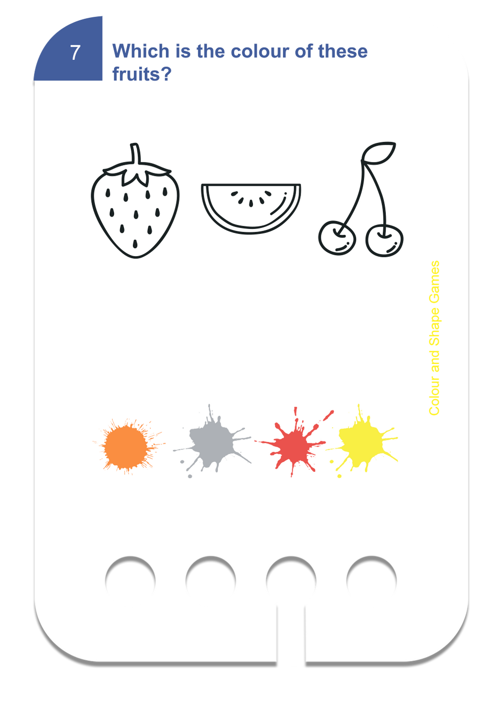 Kartensätze Farb und Formspiele 3+  