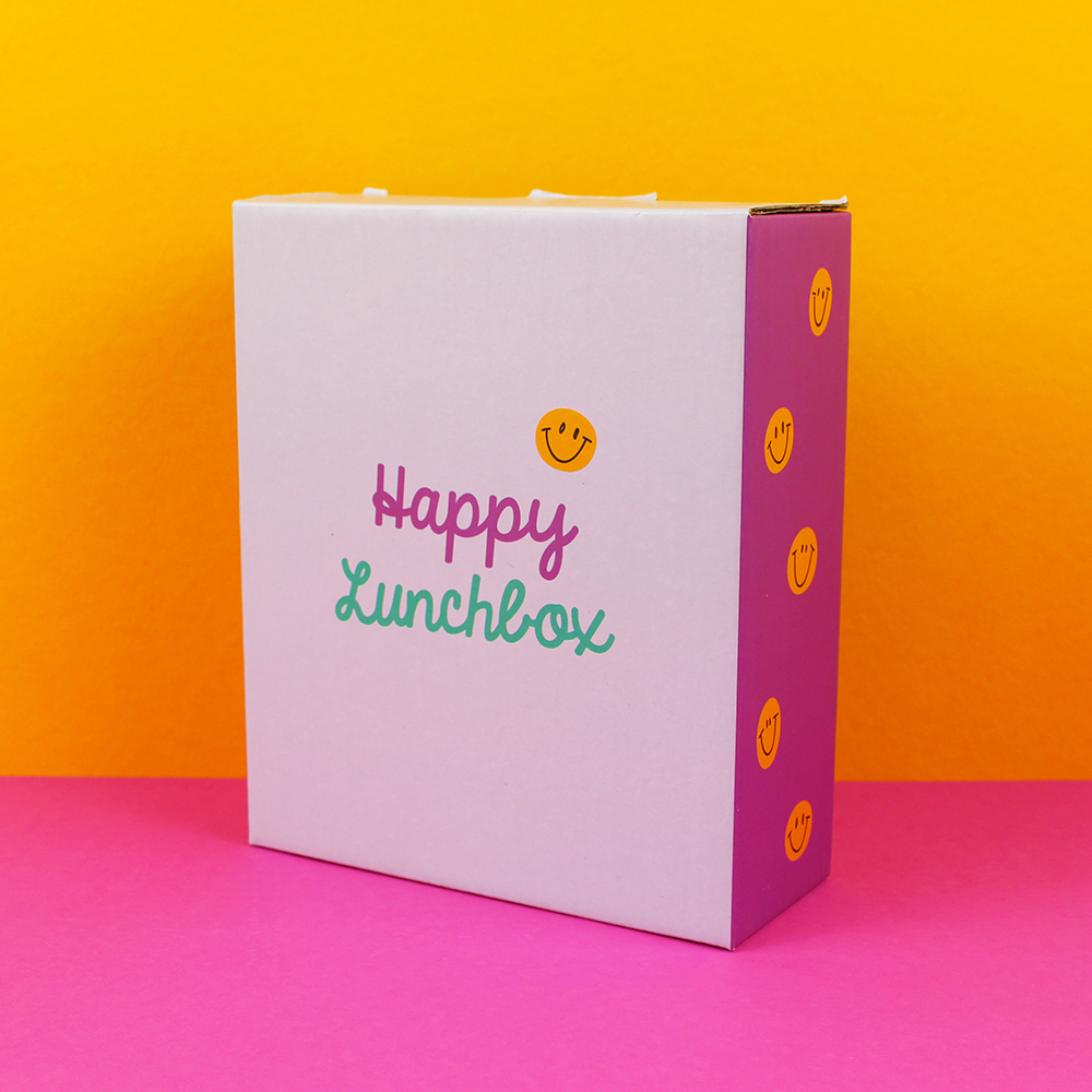 Lunchbox Smile flieder/grün/violett