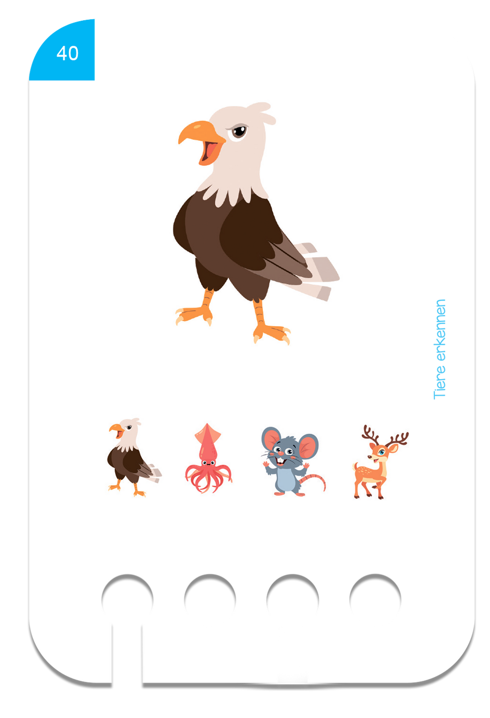 Kartensatz Tiere erkennen 2+