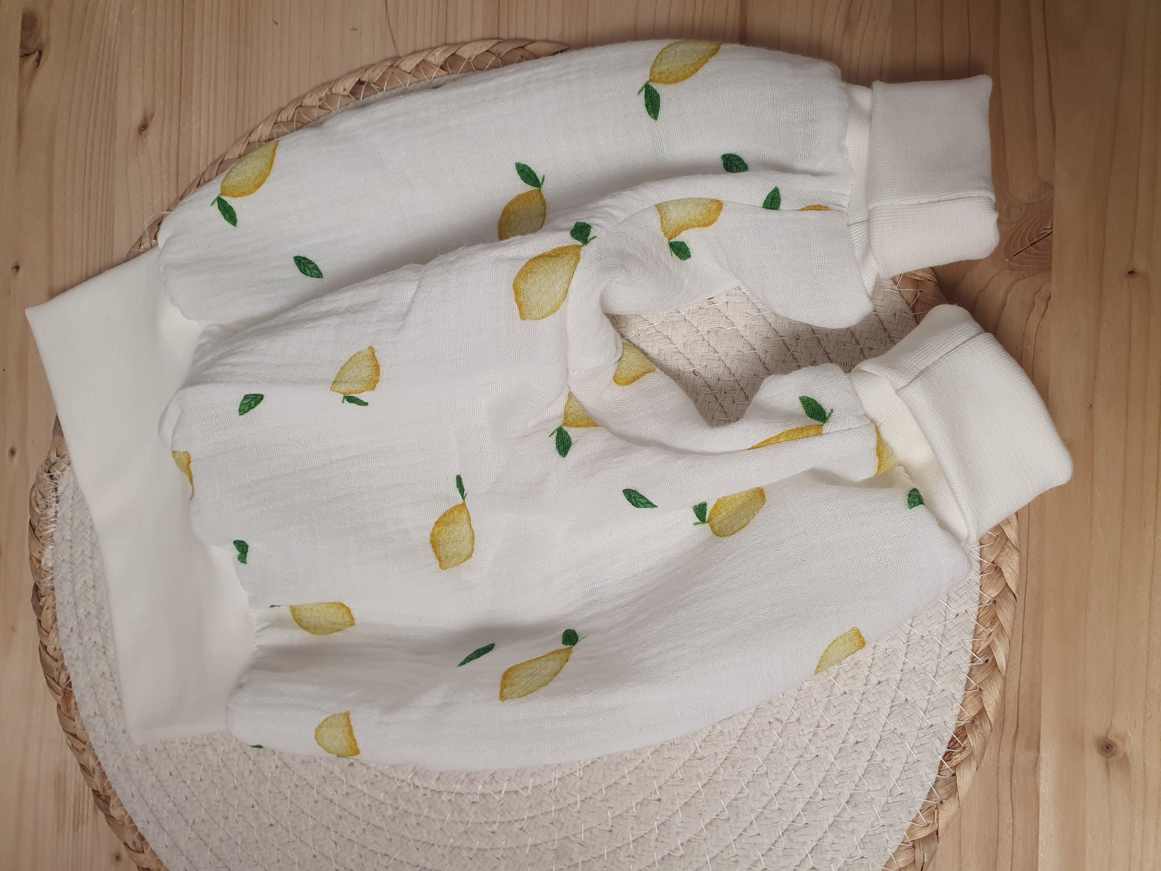Musselinhose Zitrone 