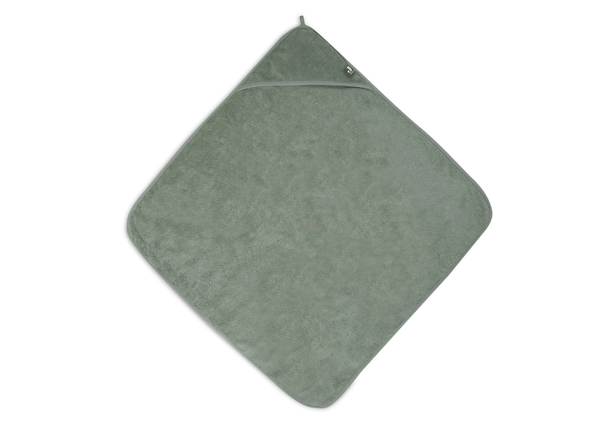 Kapuzenhandtuch Frottee 75x75 - ashgreen